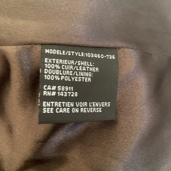 Tribal Chocolate Leather Jacket - Picture 8 of 8